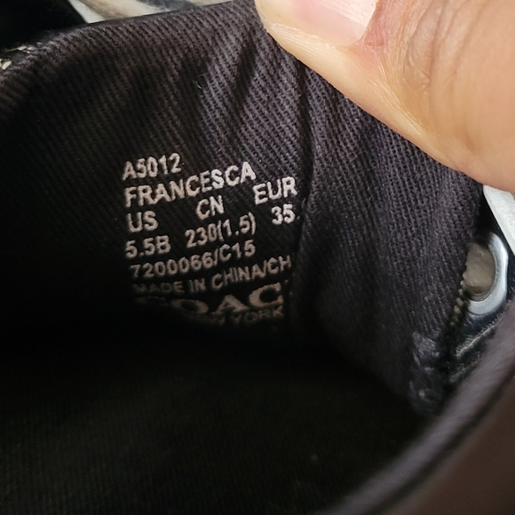 Coach Signature Sneakers - Picture 6 of 7